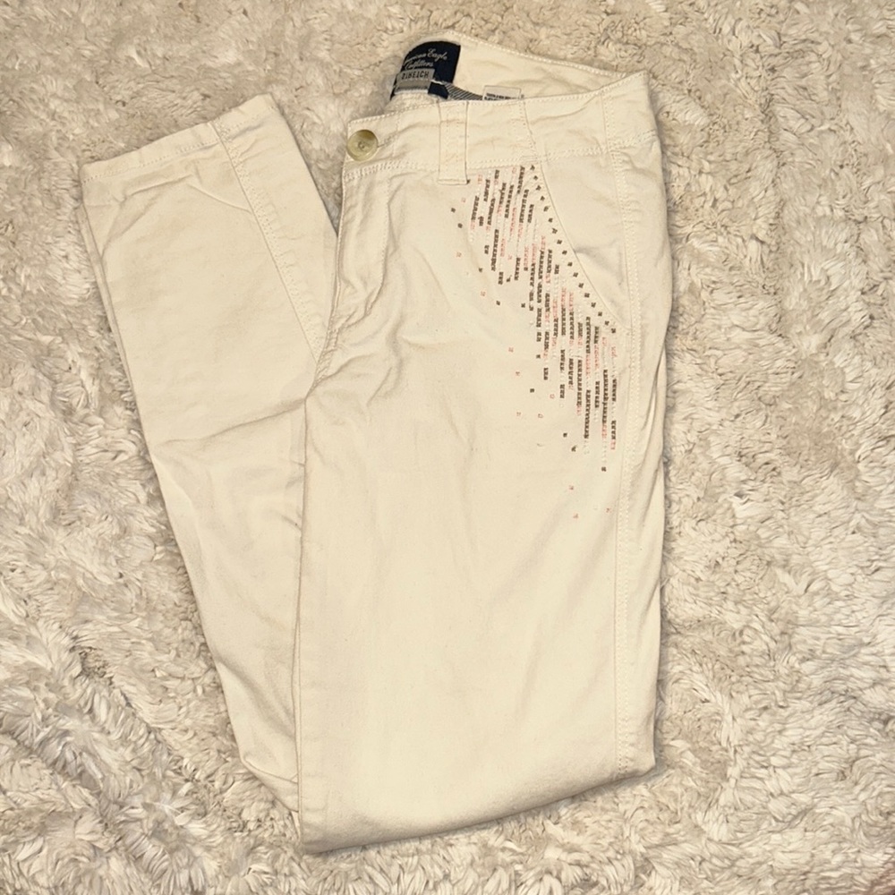 American eagle size 00 white pants